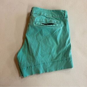 American Eagle Outfitters Teal Stretch Midi Shorts - Size 12